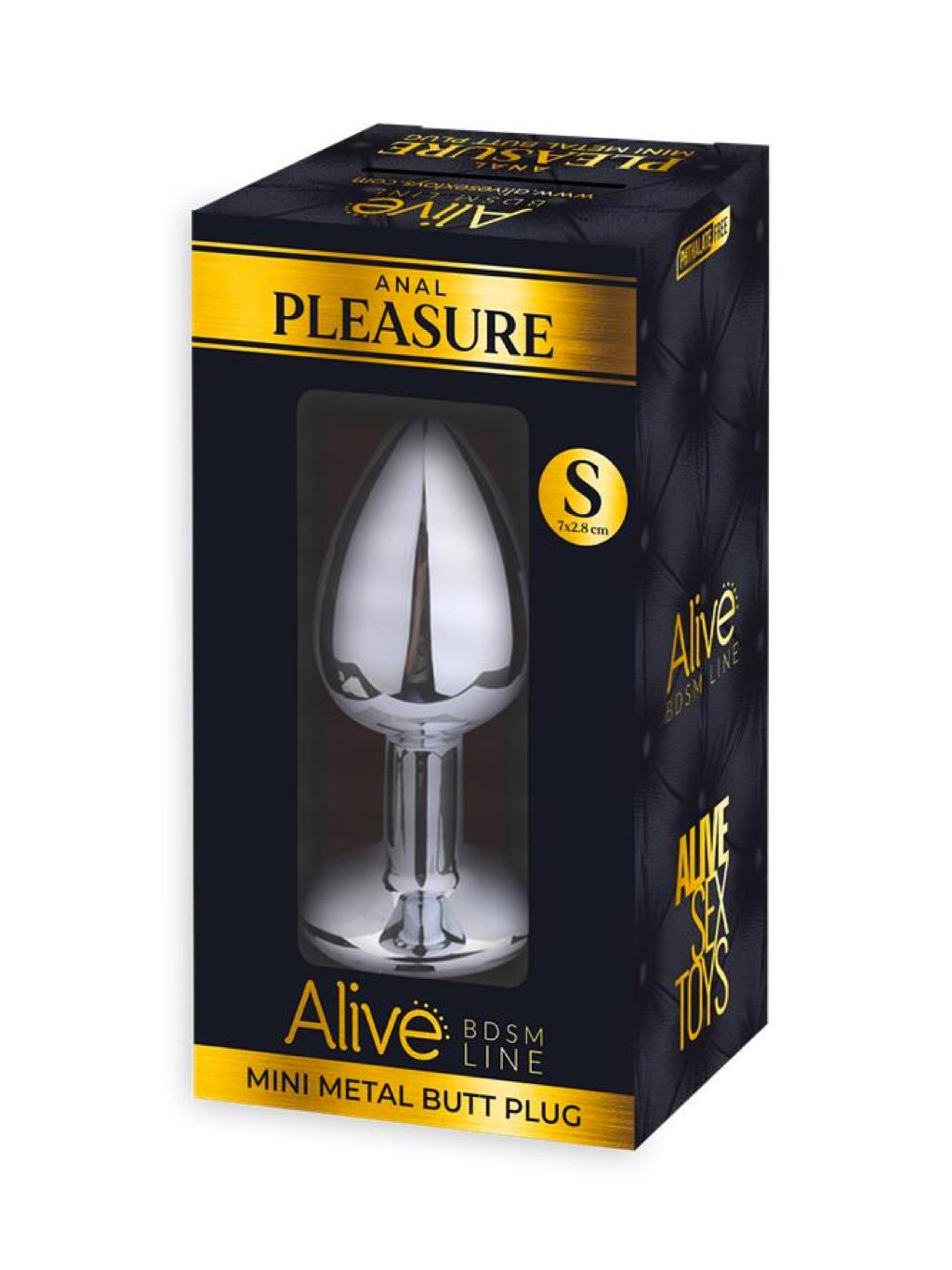 Adrien Lastic Metal Butt Plugs Small