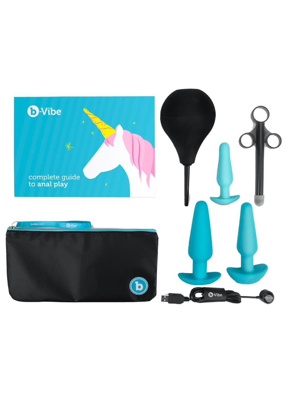 B-Vibe | Anal Training & Education Set : Teal