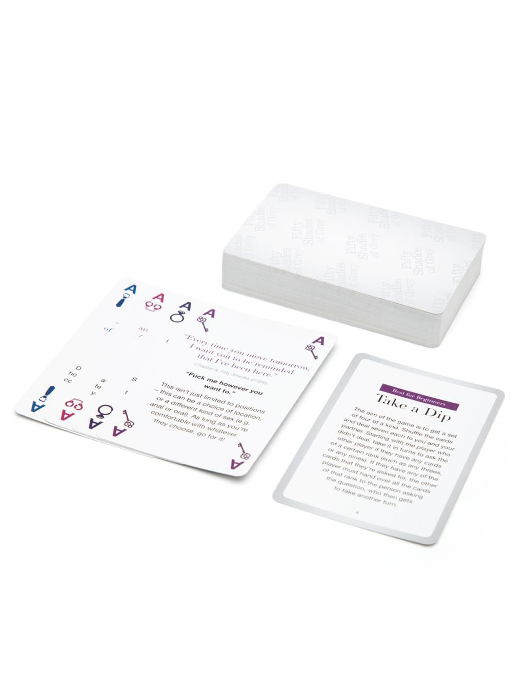 Fifty Shades Play Nice Talk Dirty Card Game