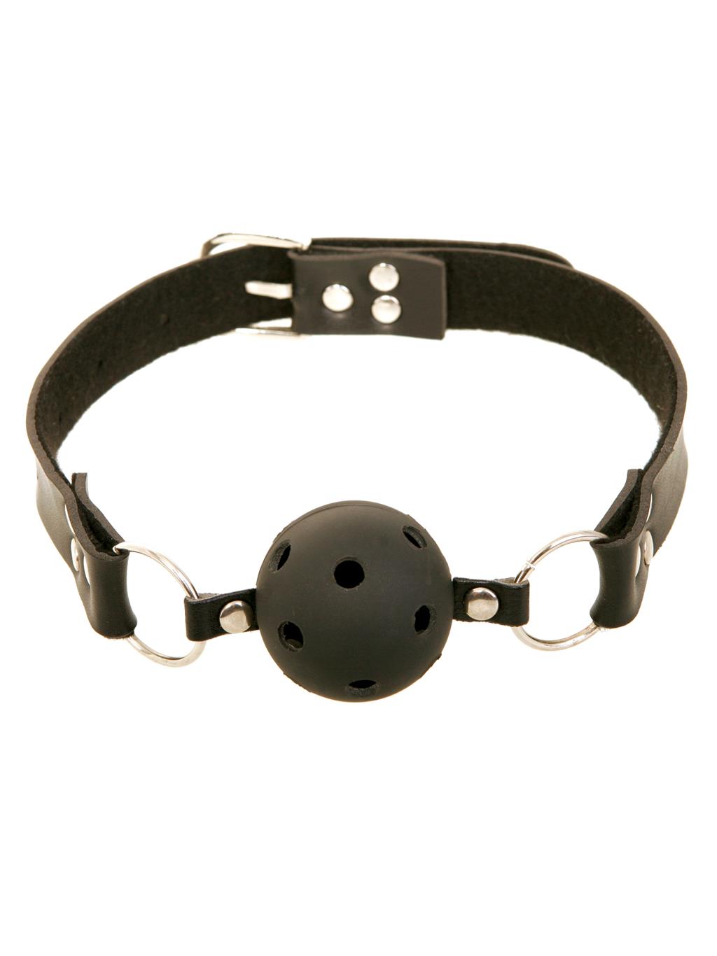 Lux Fetish | Breathable Ball Gag : Black