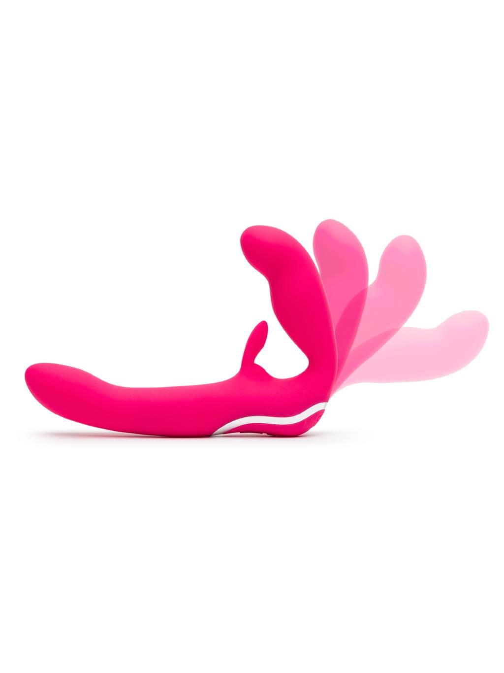 Lovehoney Happy Rabbit Strapless Strap On Rabbit Vibe - Pink