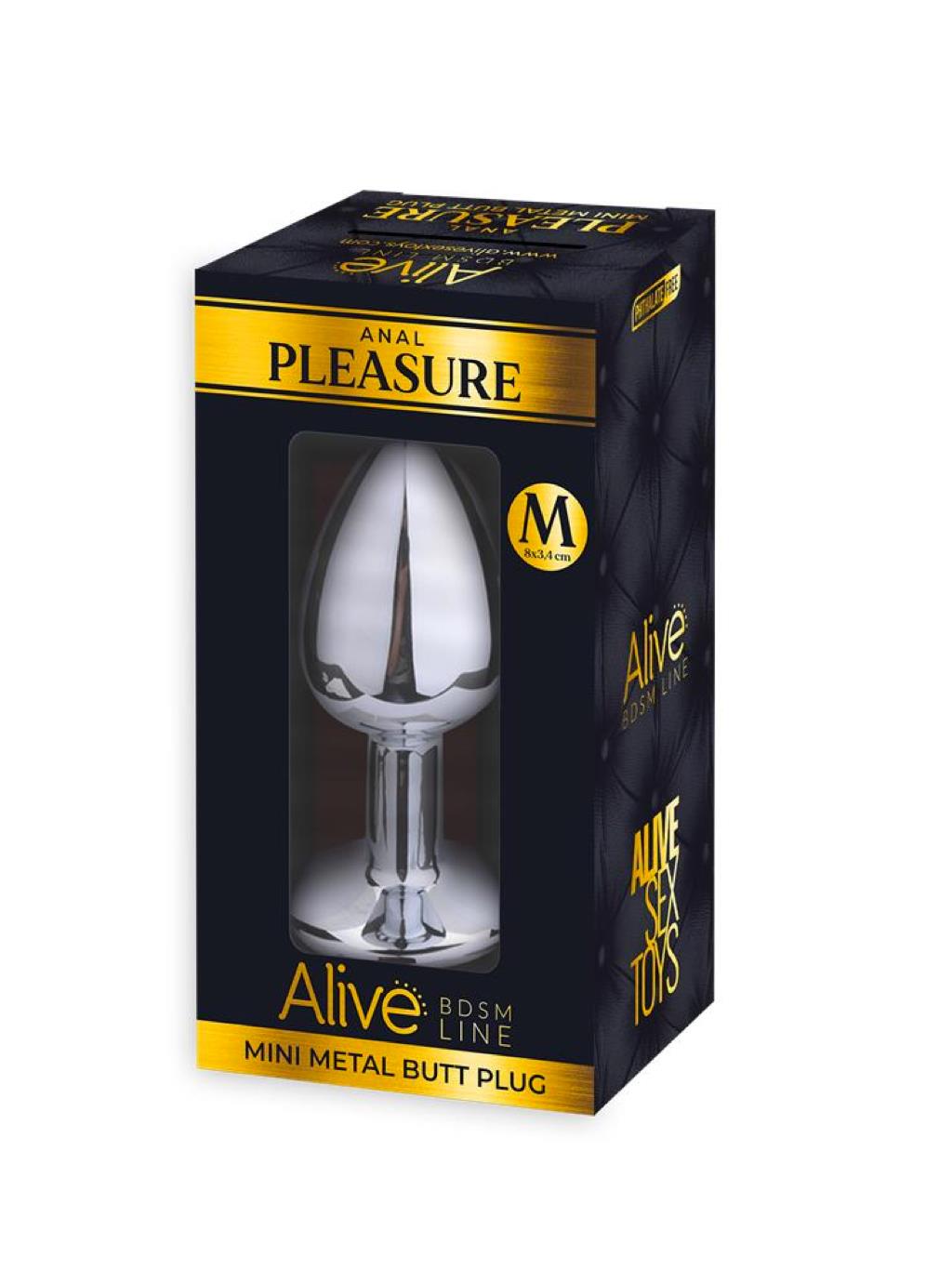 Adrien Lastic Metal Butt Plugs Medium