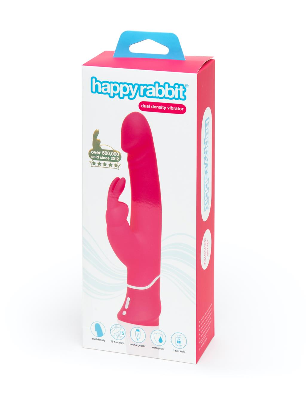 Lovehoney Happy Rabbit Dual Density Vibrator - Pink