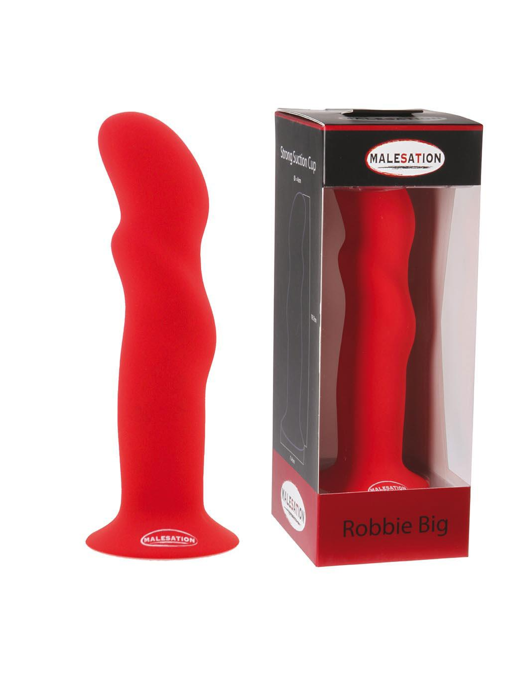 Malesation | Robbie Dildo | Large : Red