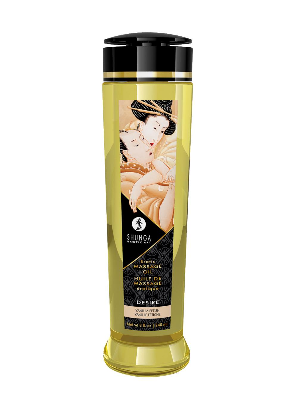 Shunga | Massage Oil Desire | 240ml : Vanilla Fetish