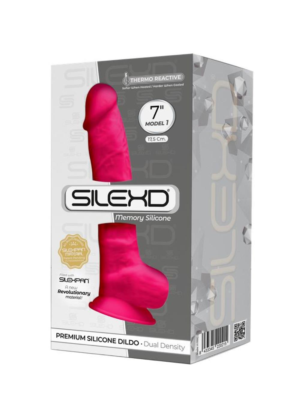 Adrien Lastic Silexpan Dildo 7-Inch Pink in its packaging