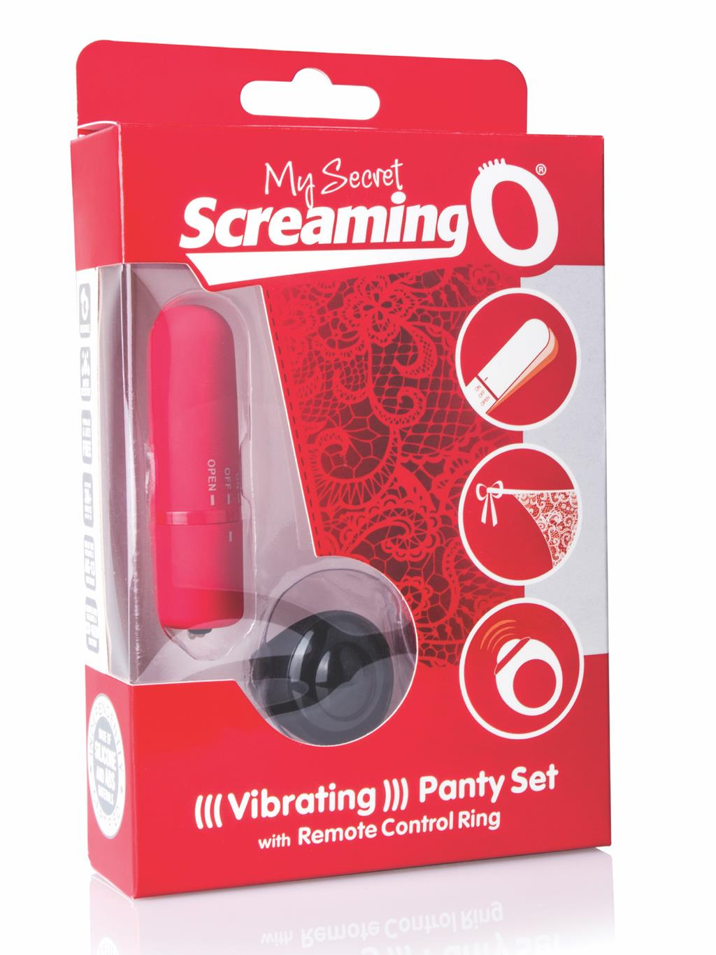 Screaming O Vibrating Panties Red