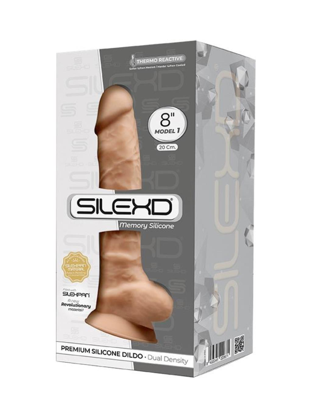 Adrien Lastic Silexpan Dildo 8 Inch - Flesh