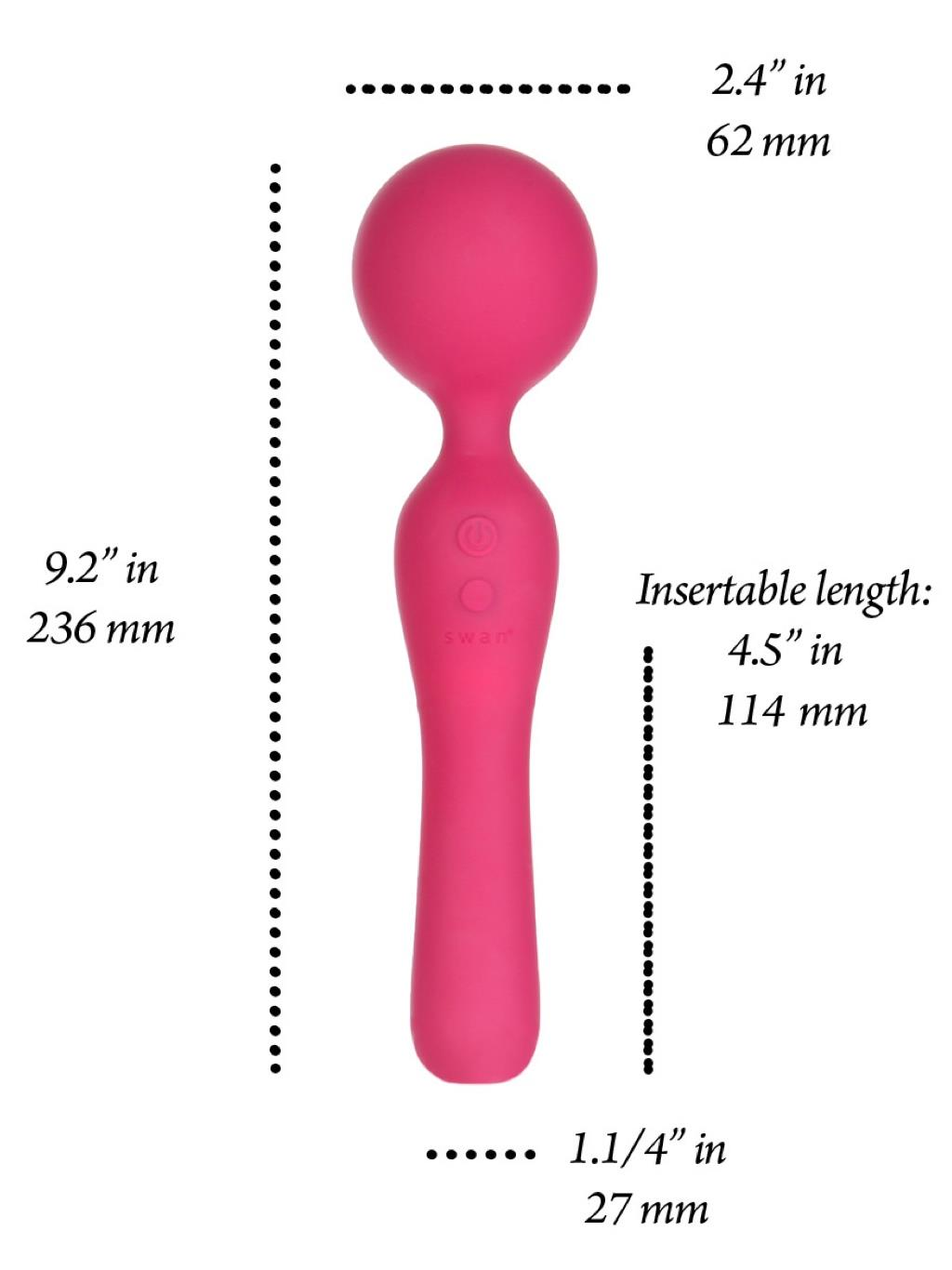Swan Sceptre Wand - Magenta