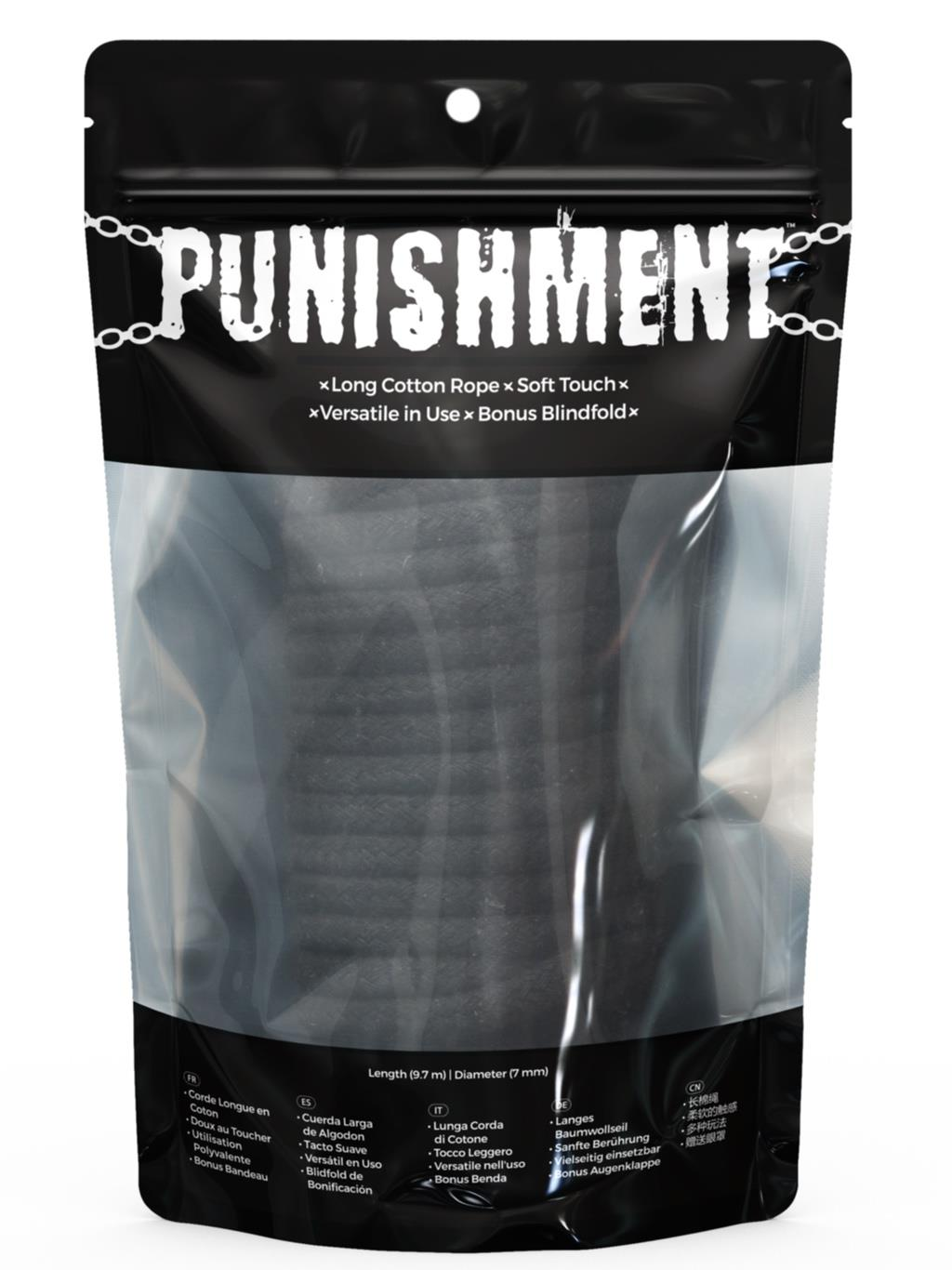 Punishment | Bondage Rope - Black