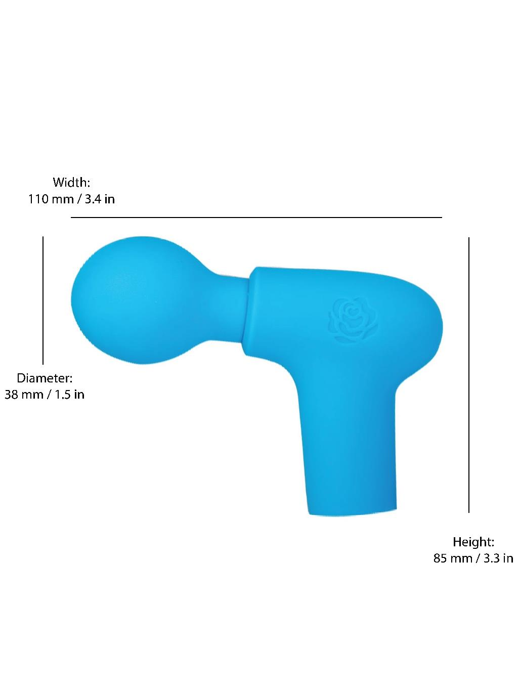 MLady | Silicone Vibrating Massager : Blue