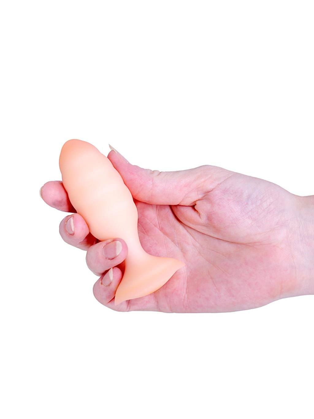 Softies Dual Layer Anal Plug - Orange