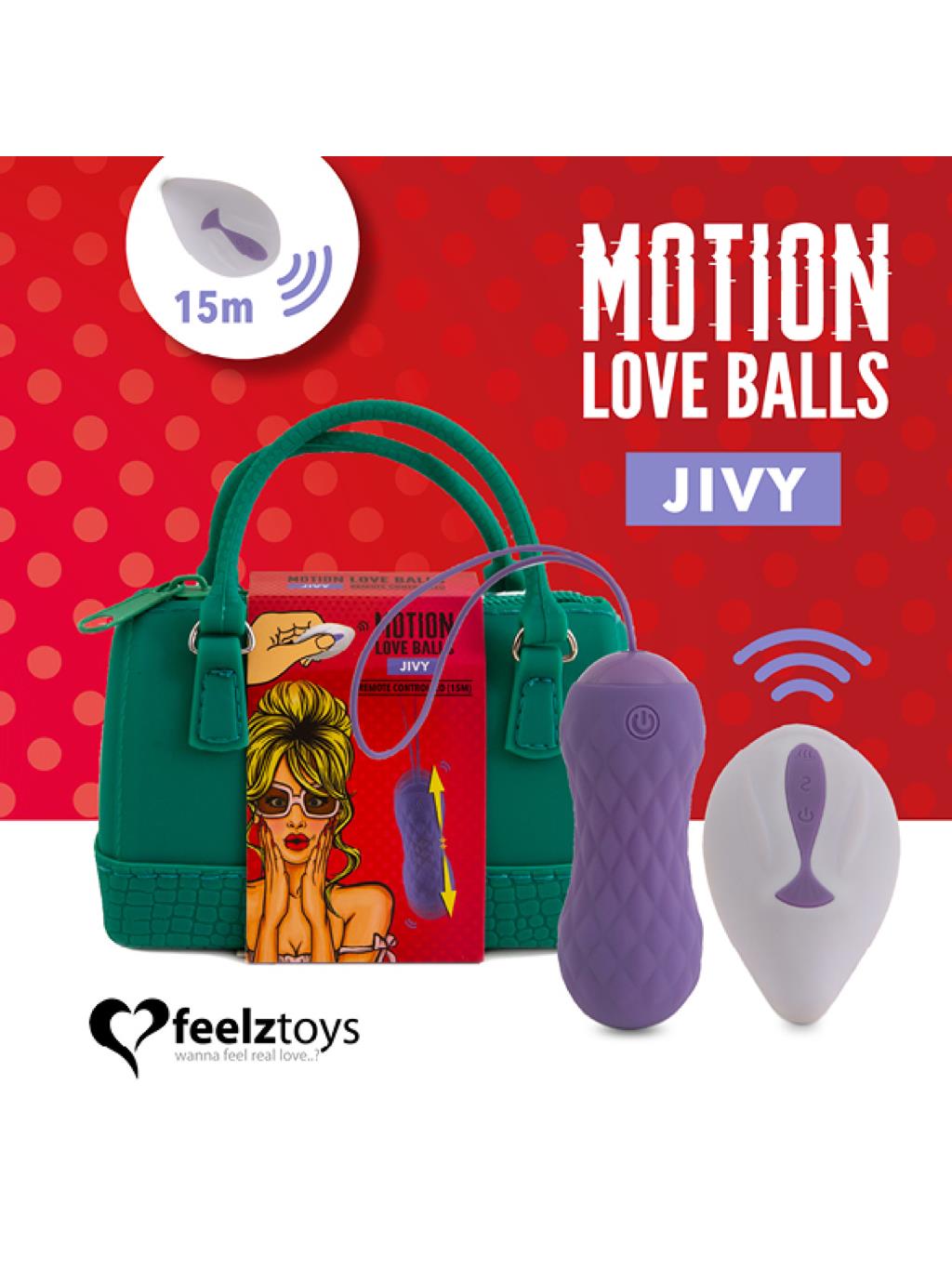 FeelzToys Motion Love Balls Jivy - Purple