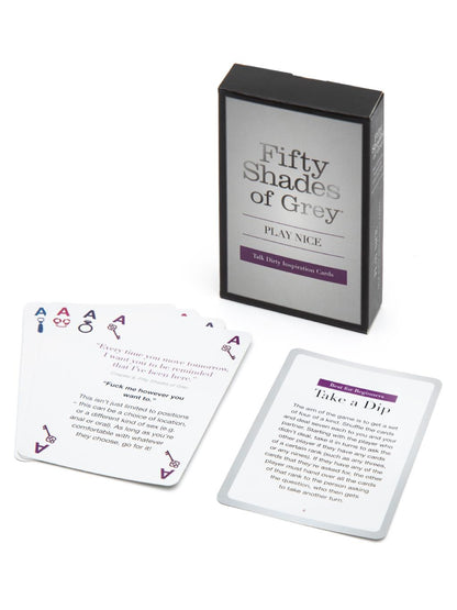 Fifty Shades Play Nice Talk Dirty Card Game