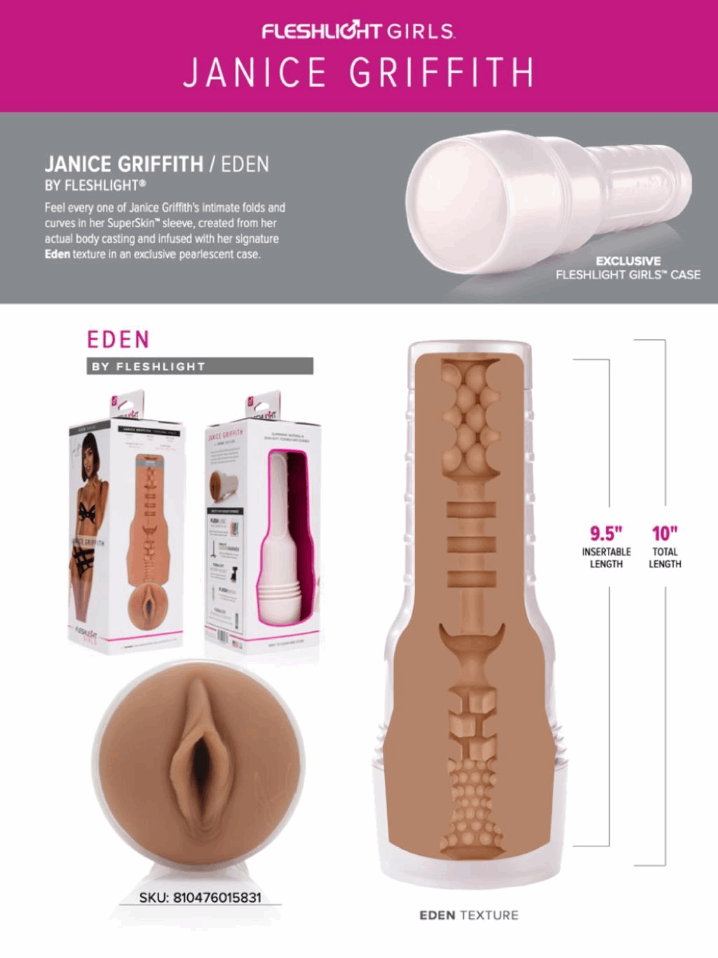 Fleshlight Girls - Janice Griffith - Eden