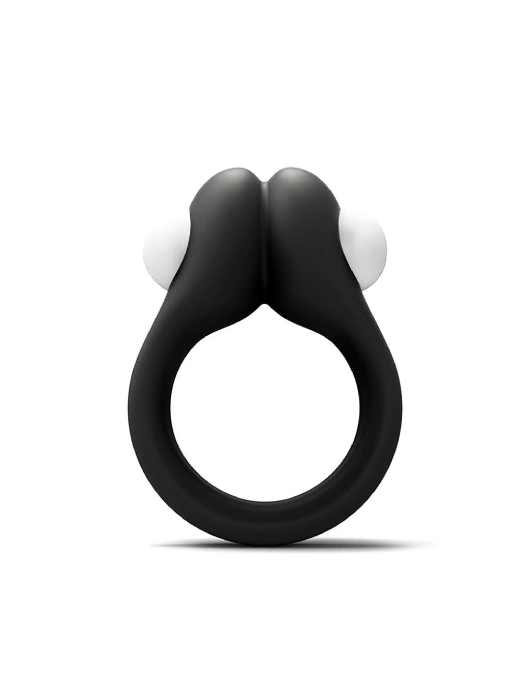 Wooomy Zippy Vibrating Ring With Bullet - Black