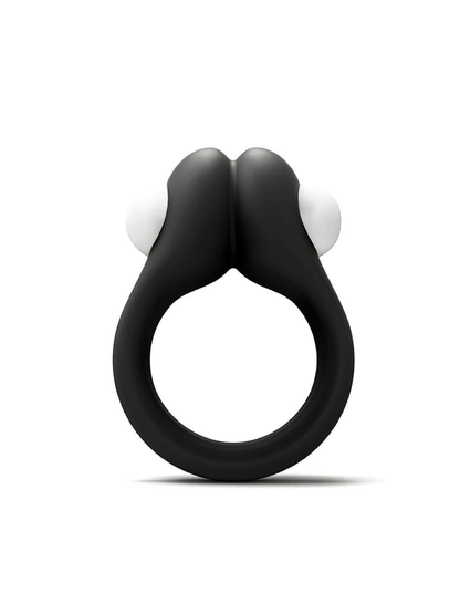 Wooomy Zippy Vibrating Ring With Bullet - Black