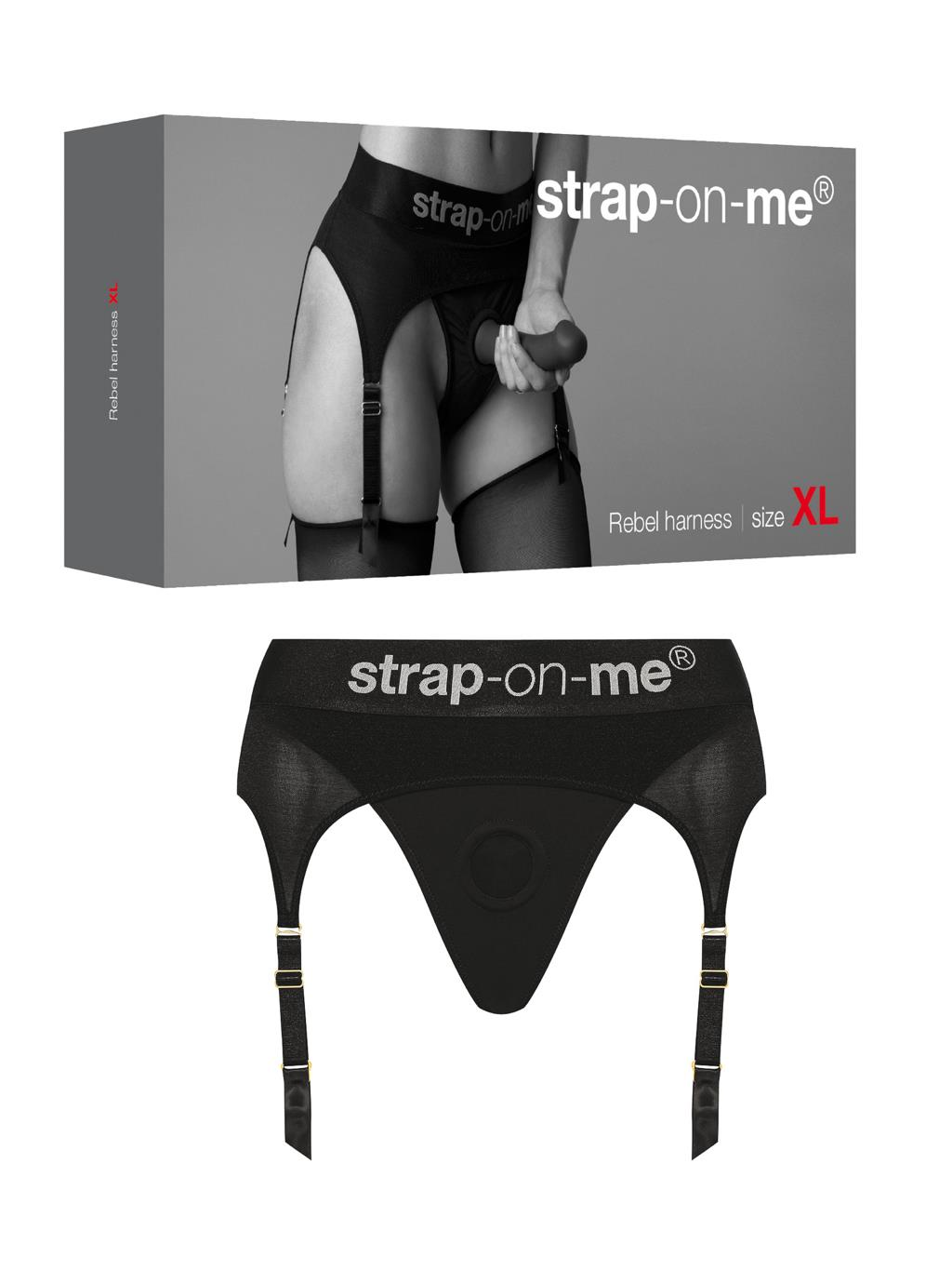 Strap-On-Me | Harness Lingerie Rebel | XLarge