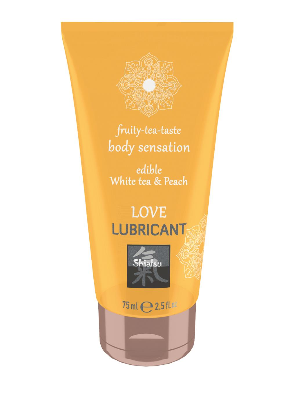 Shiatsu | Edible Love Lubricant White Tea and Peach | 75ml