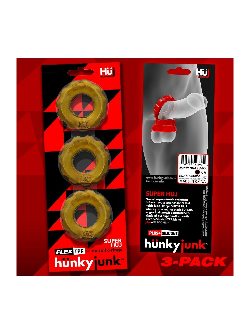 Hunkyjunk Super C-Ring 3-Pack