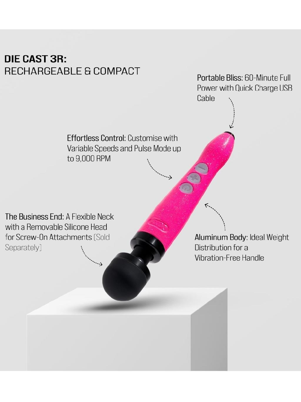 Doxy Die Cast 3R Massager Rechargeable