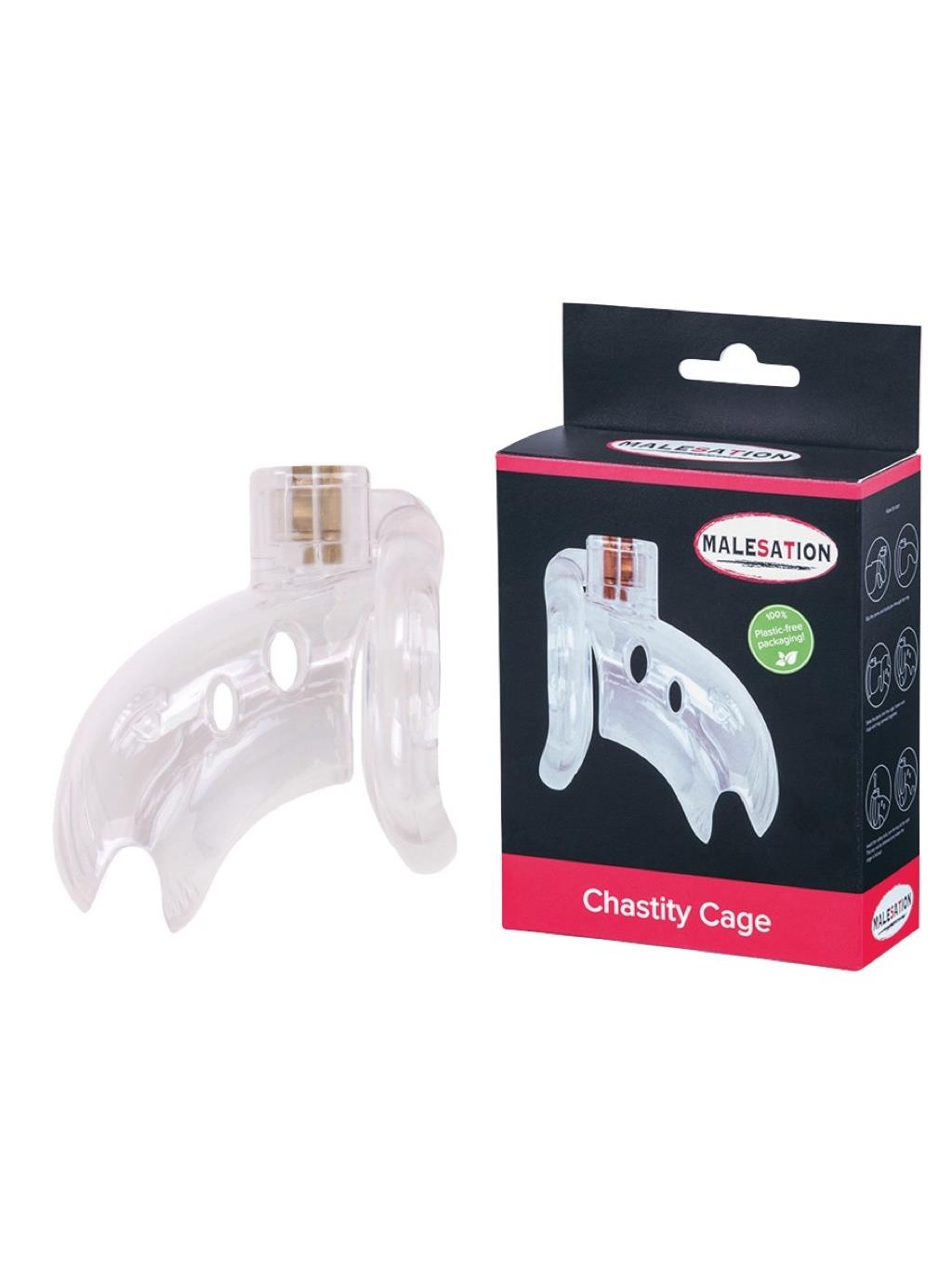 Malesation Chastity Cage Transparent