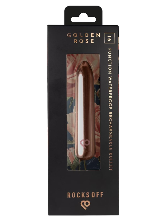 Rocks-Off Rechargeable Bullet - Golden Rose