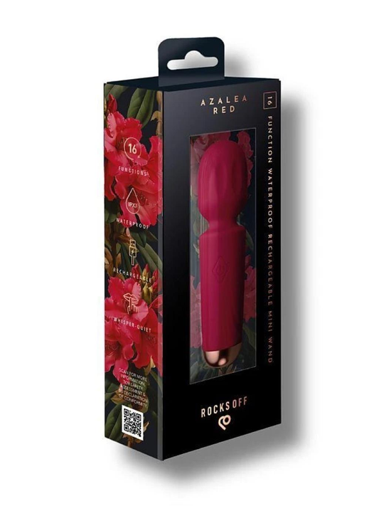 Rocks-Off Rechargeable Mini Wand - Azalea Red