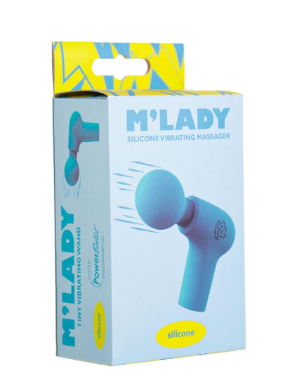 MLady | Silicone Vibrating Massager : Blue
