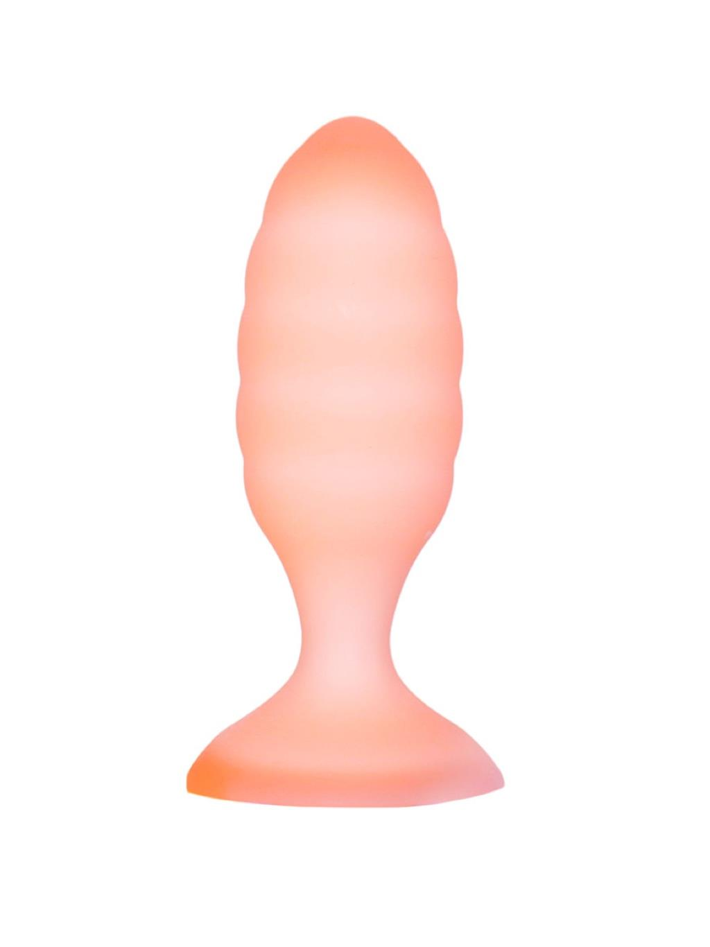 Softies Dual Layer Anal Plug - Orange