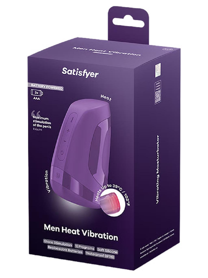Satisfyer | Men Heat Vibration : Dark Berry