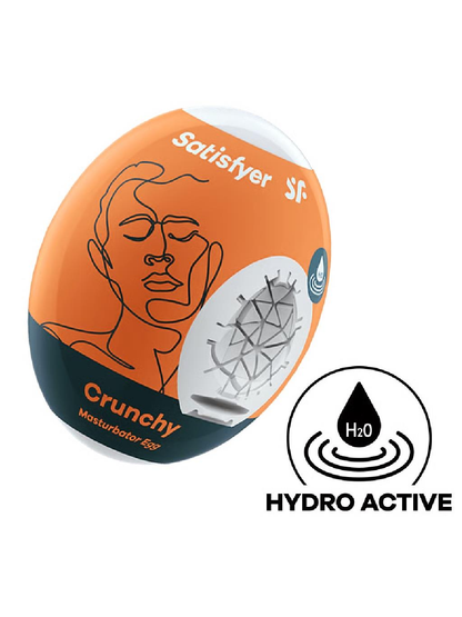 Satisfyer | Masturbator Egg Single Crunchy : Orange