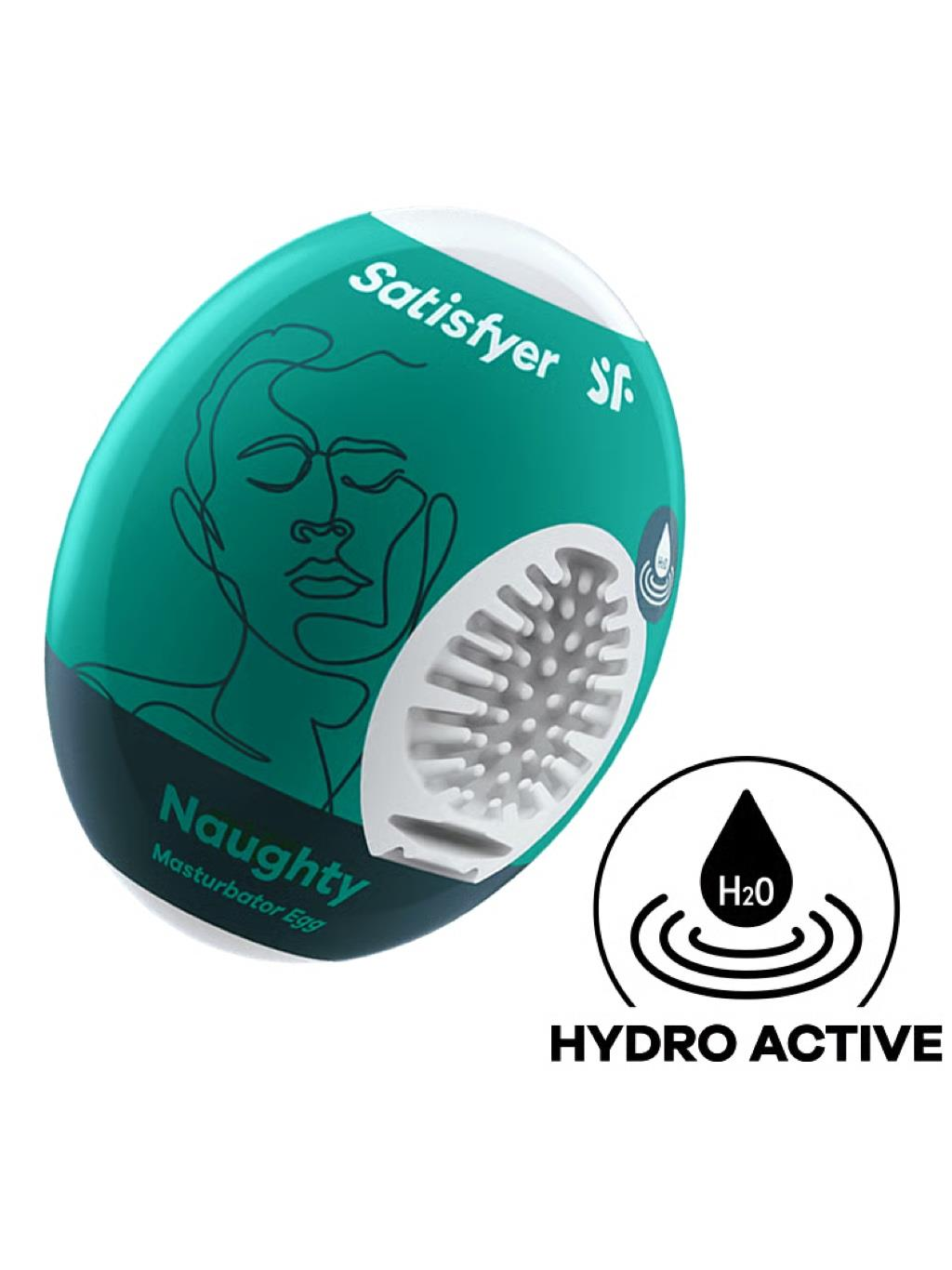 Satisfyer | Masturbator Egg Single Naughty : Dark Green