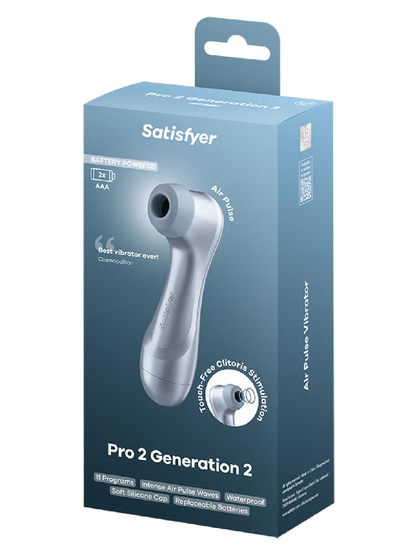 Satisfyer | Pro 2 Gen 2 Battery Series : Ice Blue